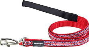 Red Dingo Dog Lead - Union Jack