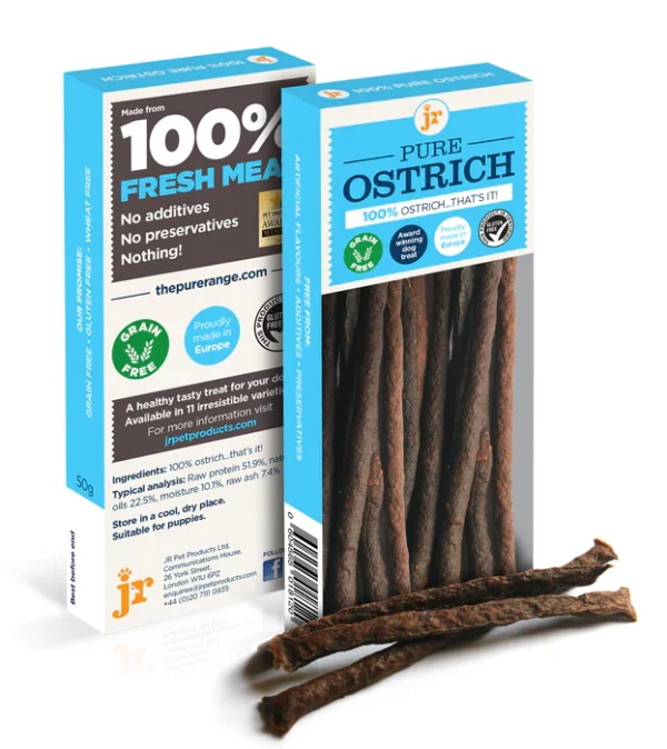 JR Pet Products Pure Ostrich Sticks