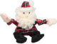 Huggle Hound Santa Knottie with Tartan - small