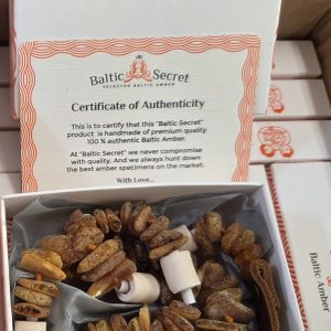 Baltic Sea Amber and Ceramic Collars for Dogs and Cats