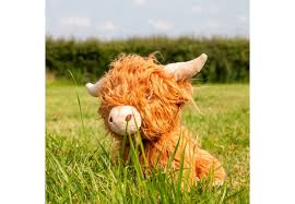 Ancol Hertitage Fergus the Highland Cow Dog Toy