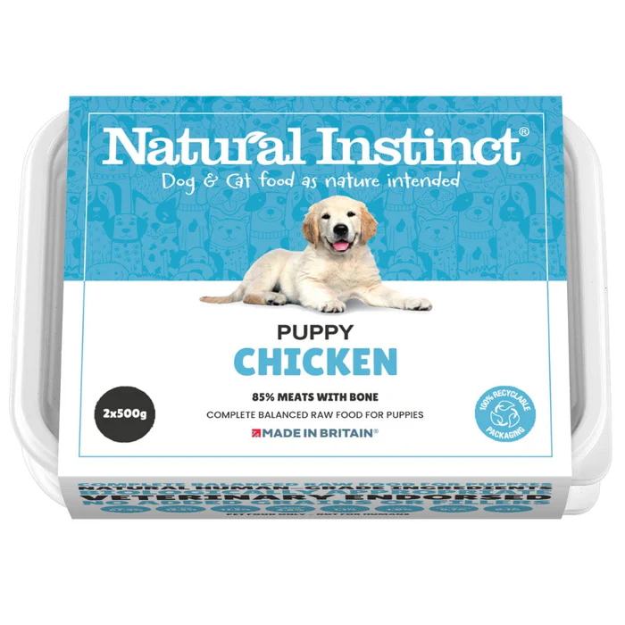 Natural Instinct - Puppy Chicken (2 x 500g)