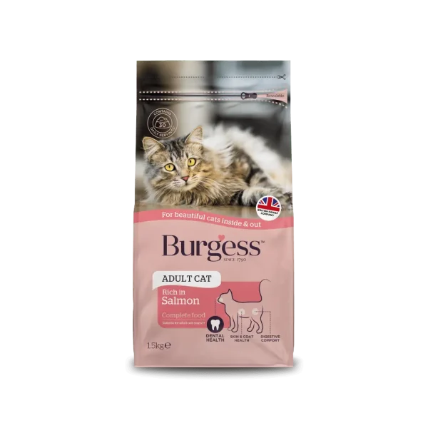 Burgess Cat Biscuits - Scottish Salmon 1.5kg