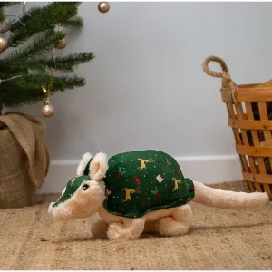 Ancol Arnold Armadillo Christmas Dog Toy